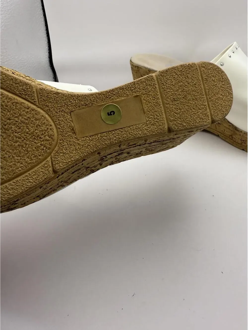 Onex Women's, Cathi Sandal Size 5 Women's Wedge Slide Sandals with Cork Platform
